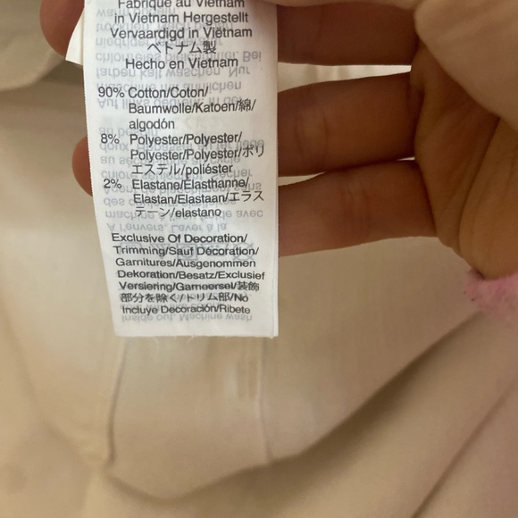 Madewell 9” Highrise Skinny Jeans in Pure White - Picture 7 of 7